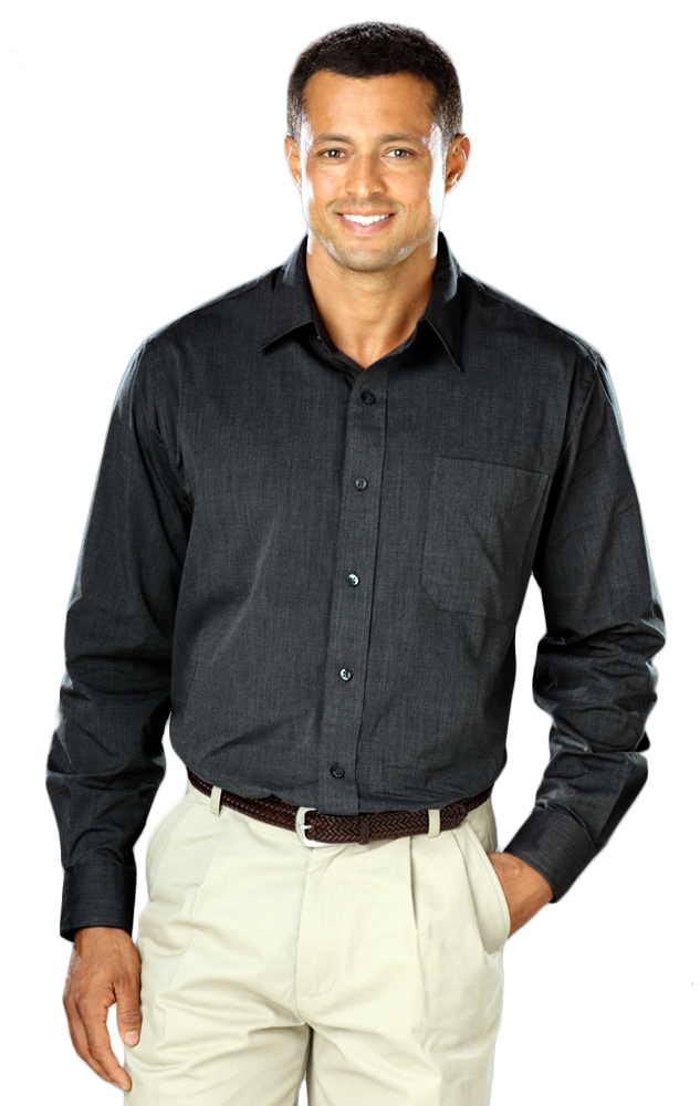 Men's L/S Crossweave Shirt 3
