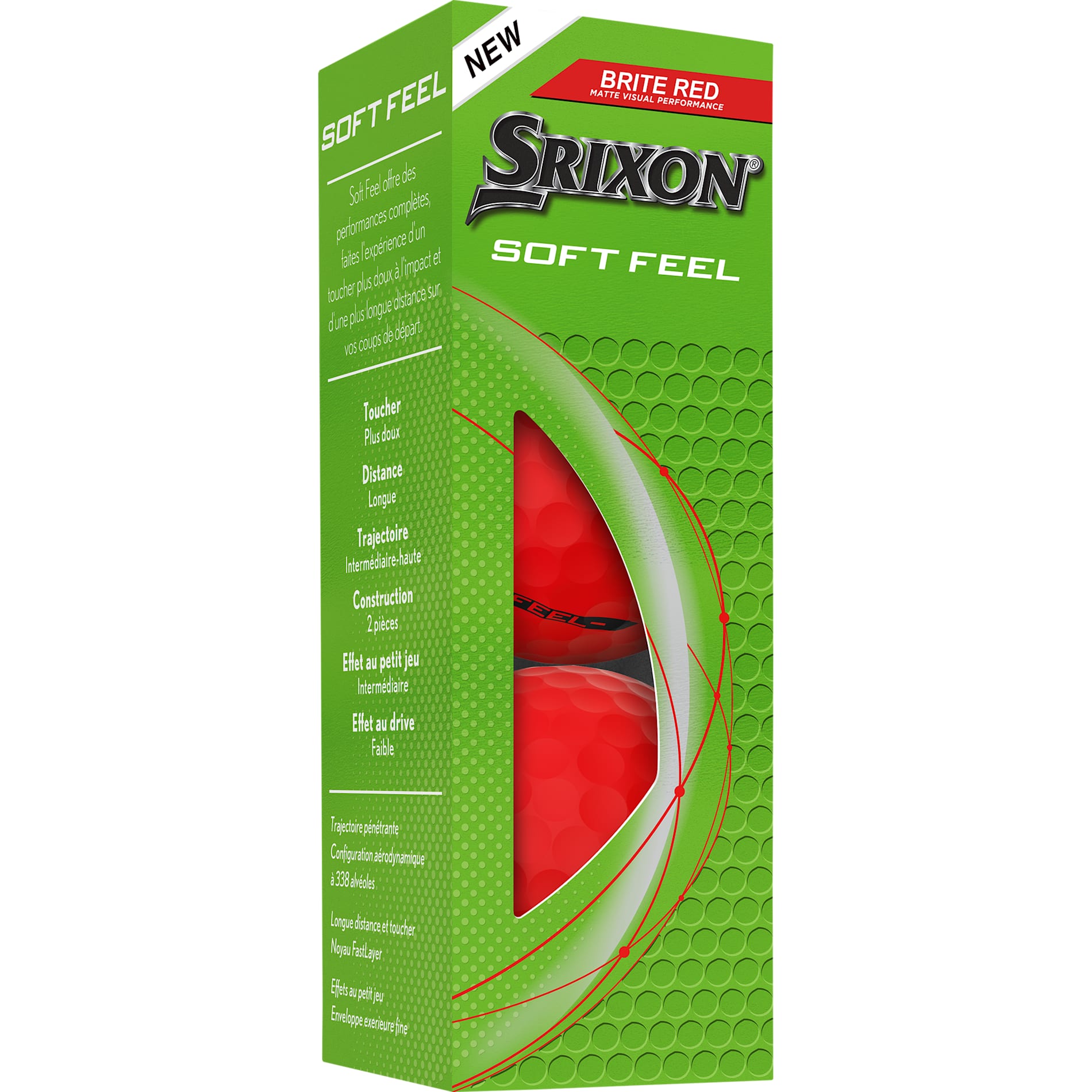 Srixon Soft Feel BRITE Golf Balls - 3 Pack 41