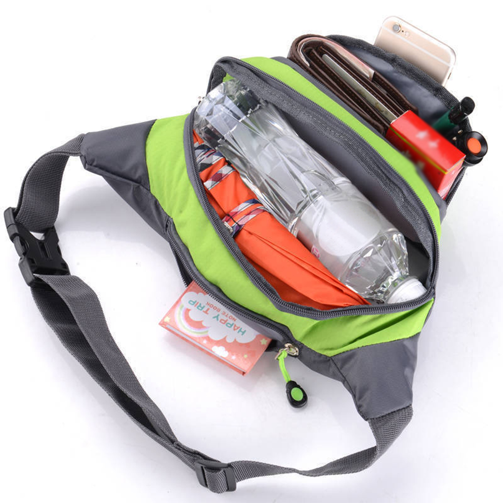 Multifunctional large nylon fanny pack waist bag chest bag 4