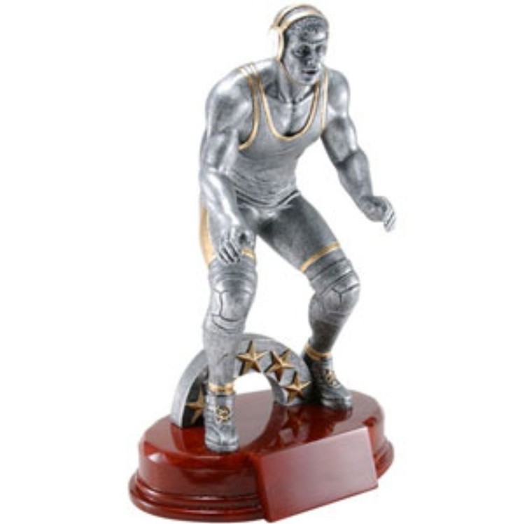 9-1/4" Wrestling Resin Figure 1