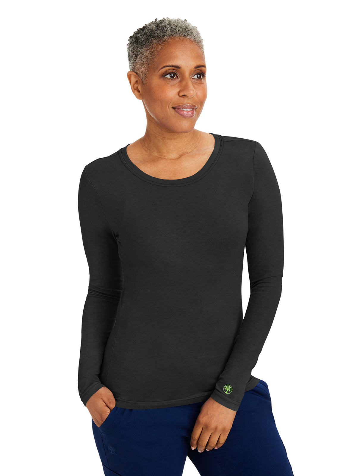 Healing Hands - HH Knits - Women's Pocketless Melissa Long Sleeve Underscrub Tee 52