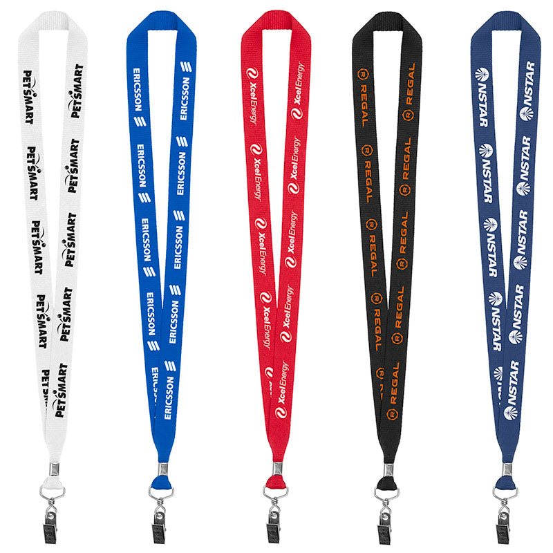 3/4" Eco Friendly rPET Lanyard with Bulldog Clip 11