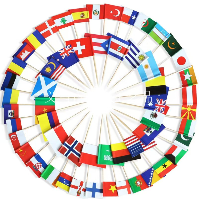 Custom Full Color Imprint Toothpick Flag 2