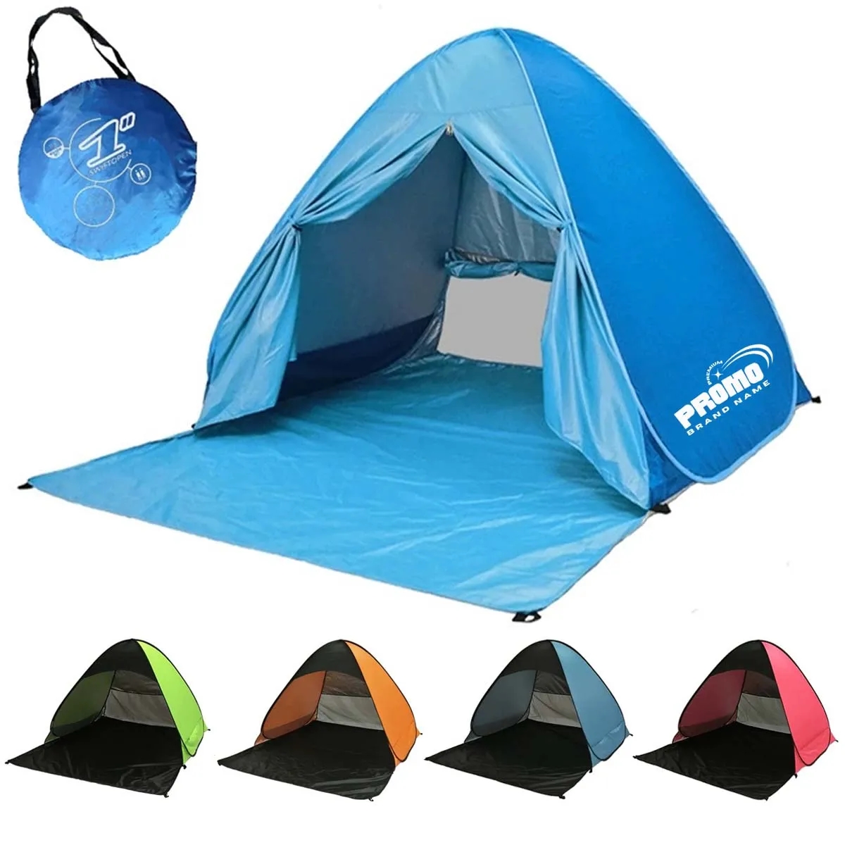 Sun Protection Foldable Waterproof Pop Up Beach Tent 2