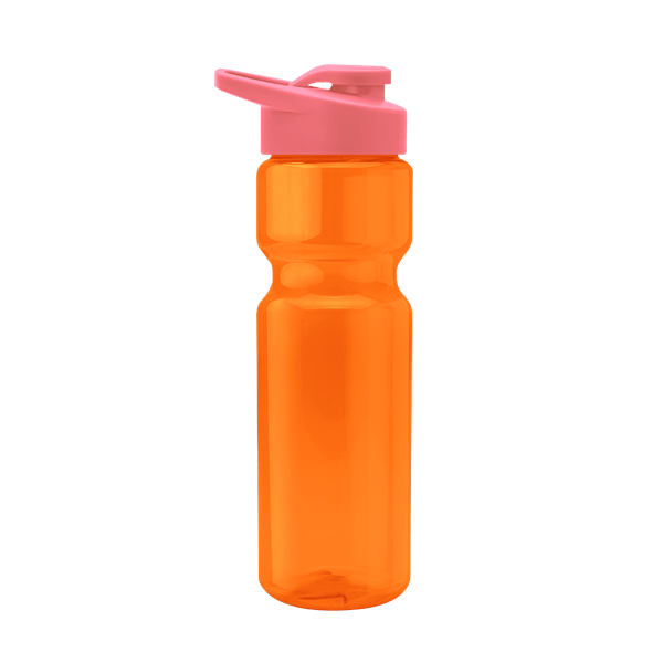 Blazer 28oz Transparent Bike Bottle w/Drink-thru Lid 2420