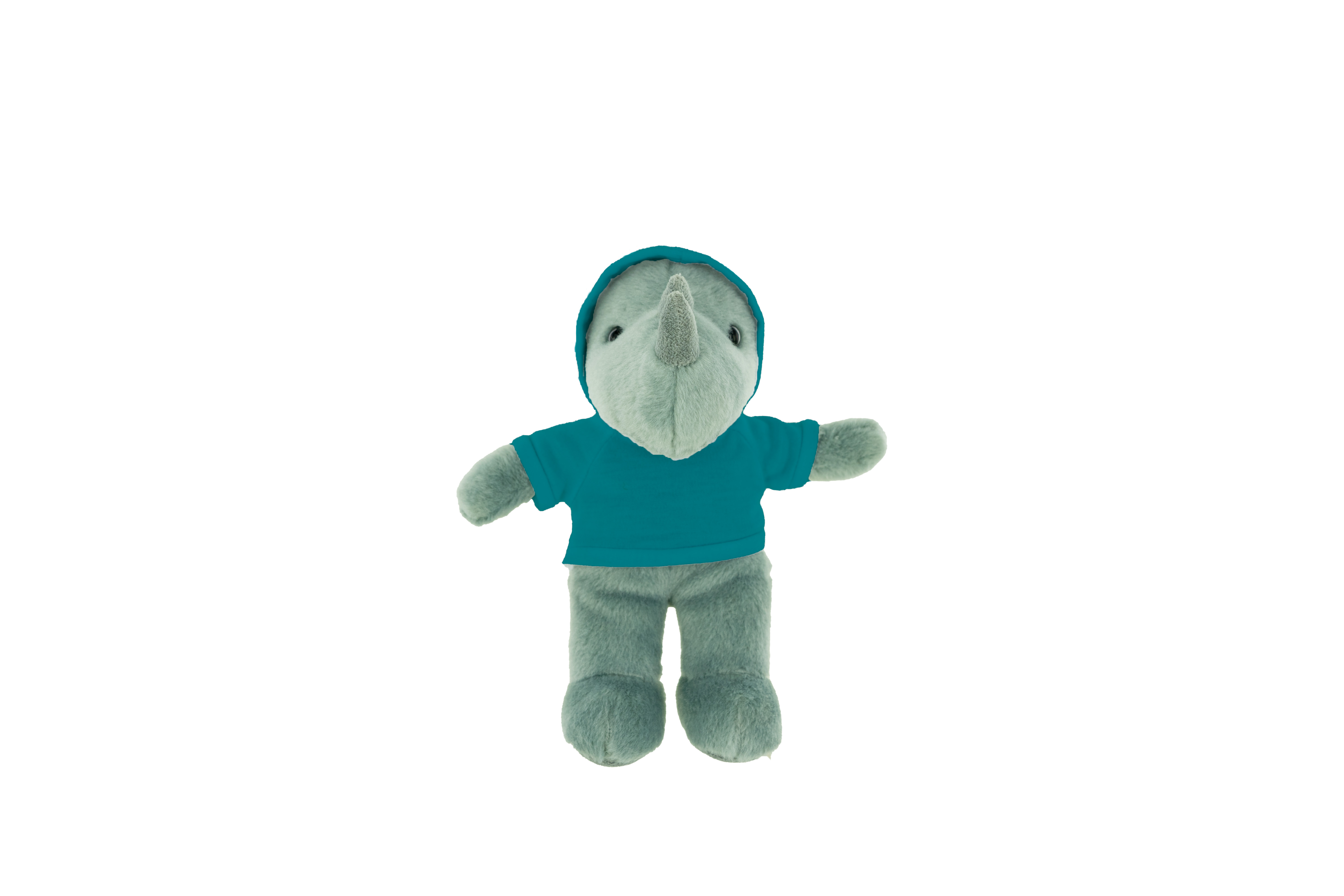 Plush Rhino with Hoodie 10