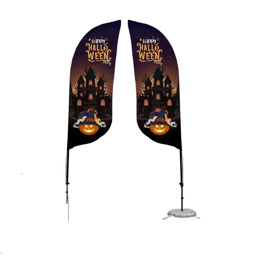 Teardrop Flag Kit With Optional Base 7' 2
