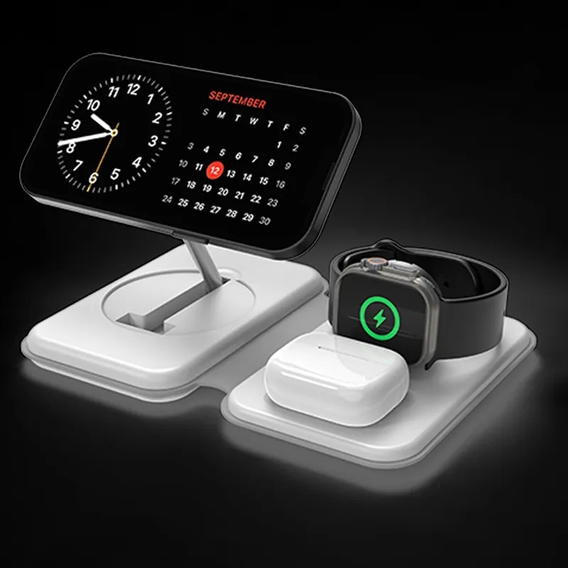 Foldable Magnetic Wireless Charging Station 4