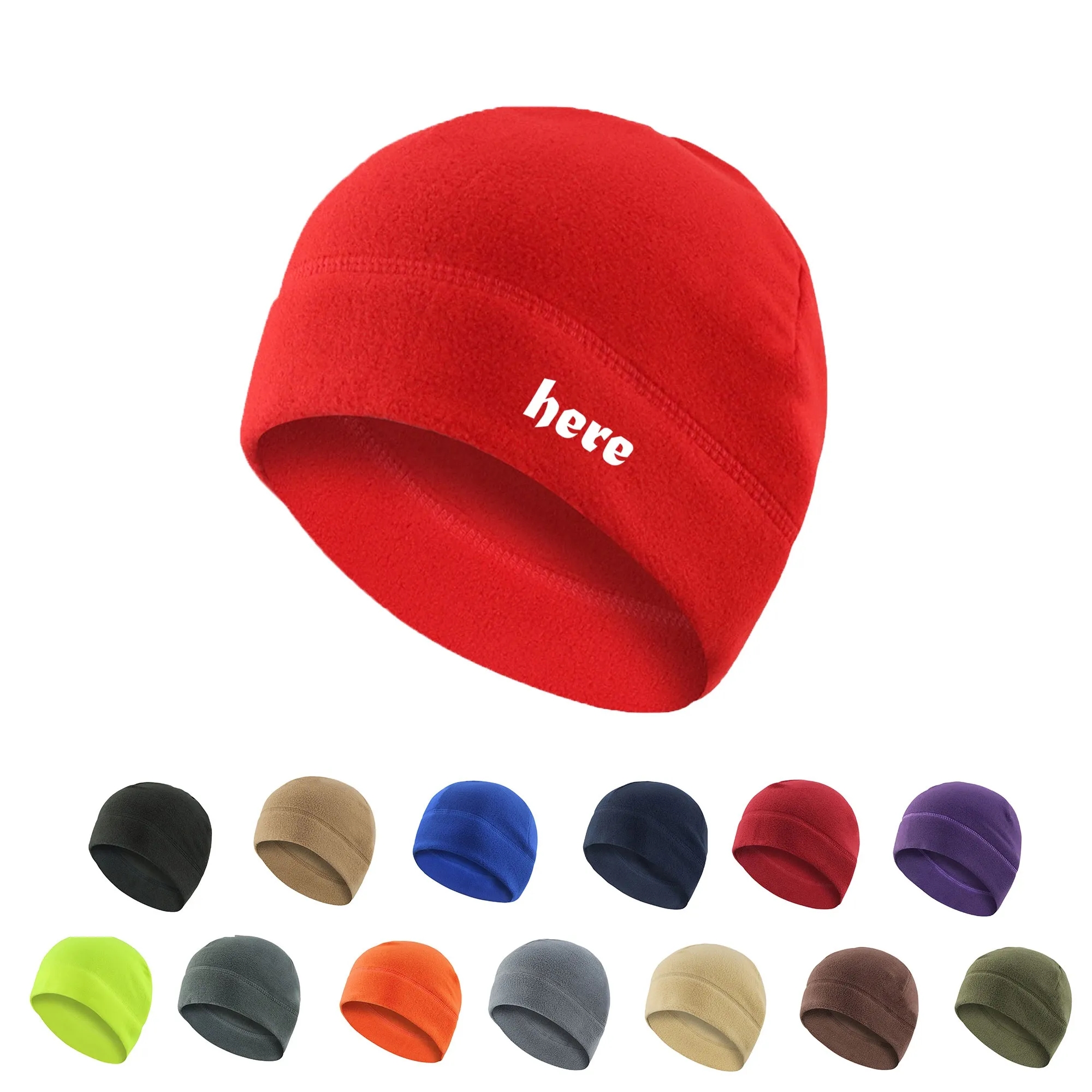 Warm Soft Solid Beanie Knit Winter Hat 2