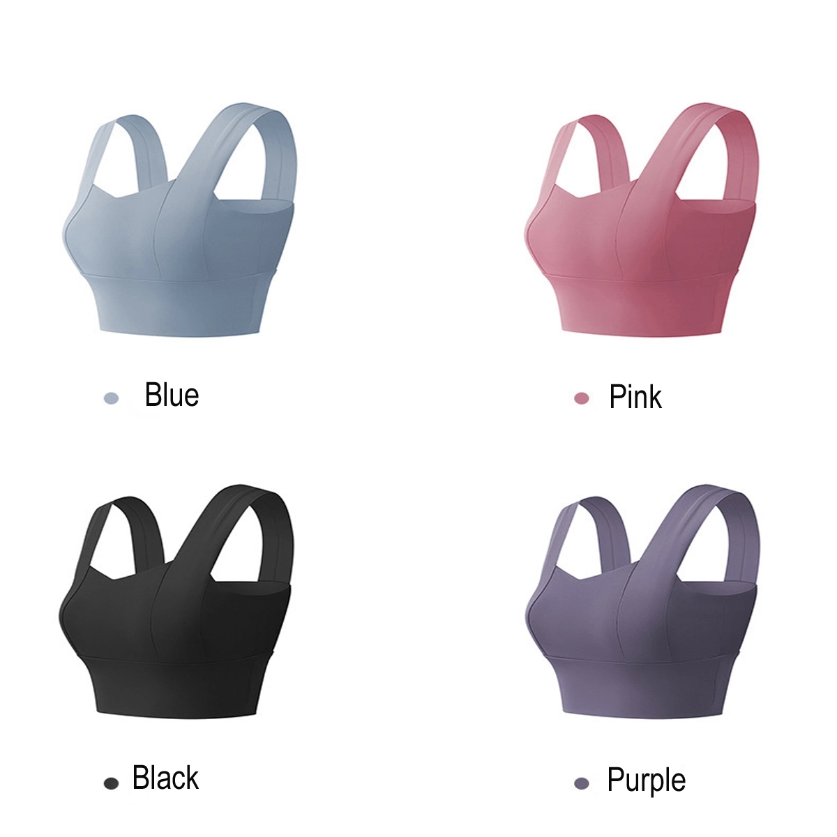 Women's Padded Sports Yoga Bra for Workout Running Fitness 2