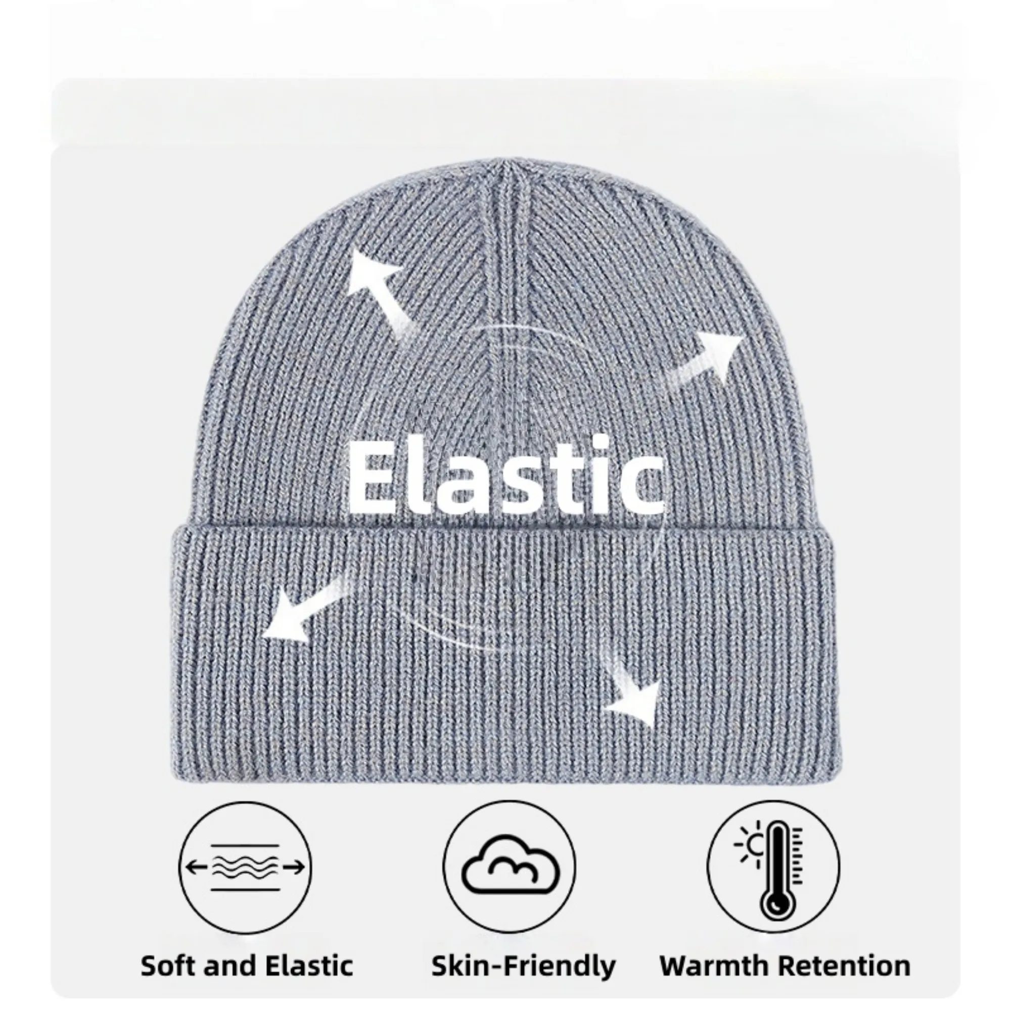 Knitted Winter Beanie Hat 8