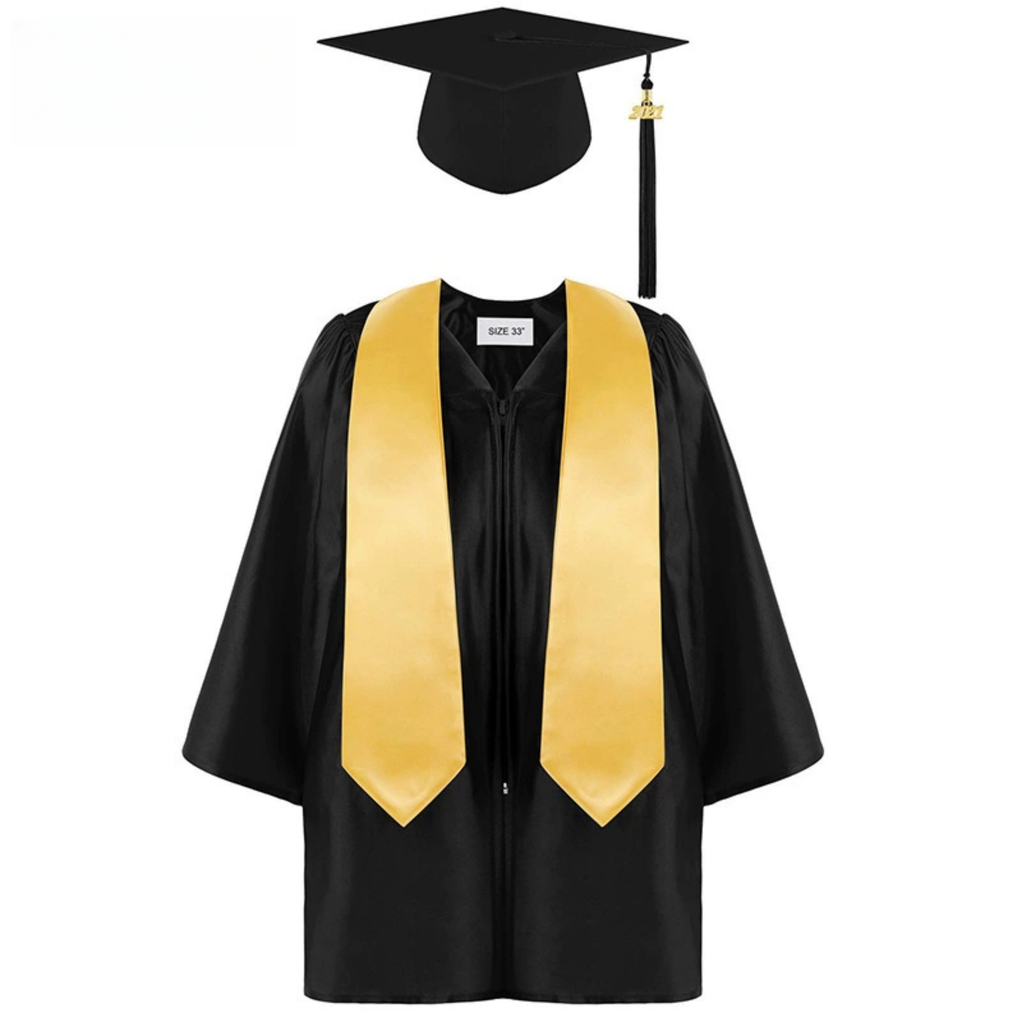 Kindergarten Graduation Gown Grad Cap Set 3