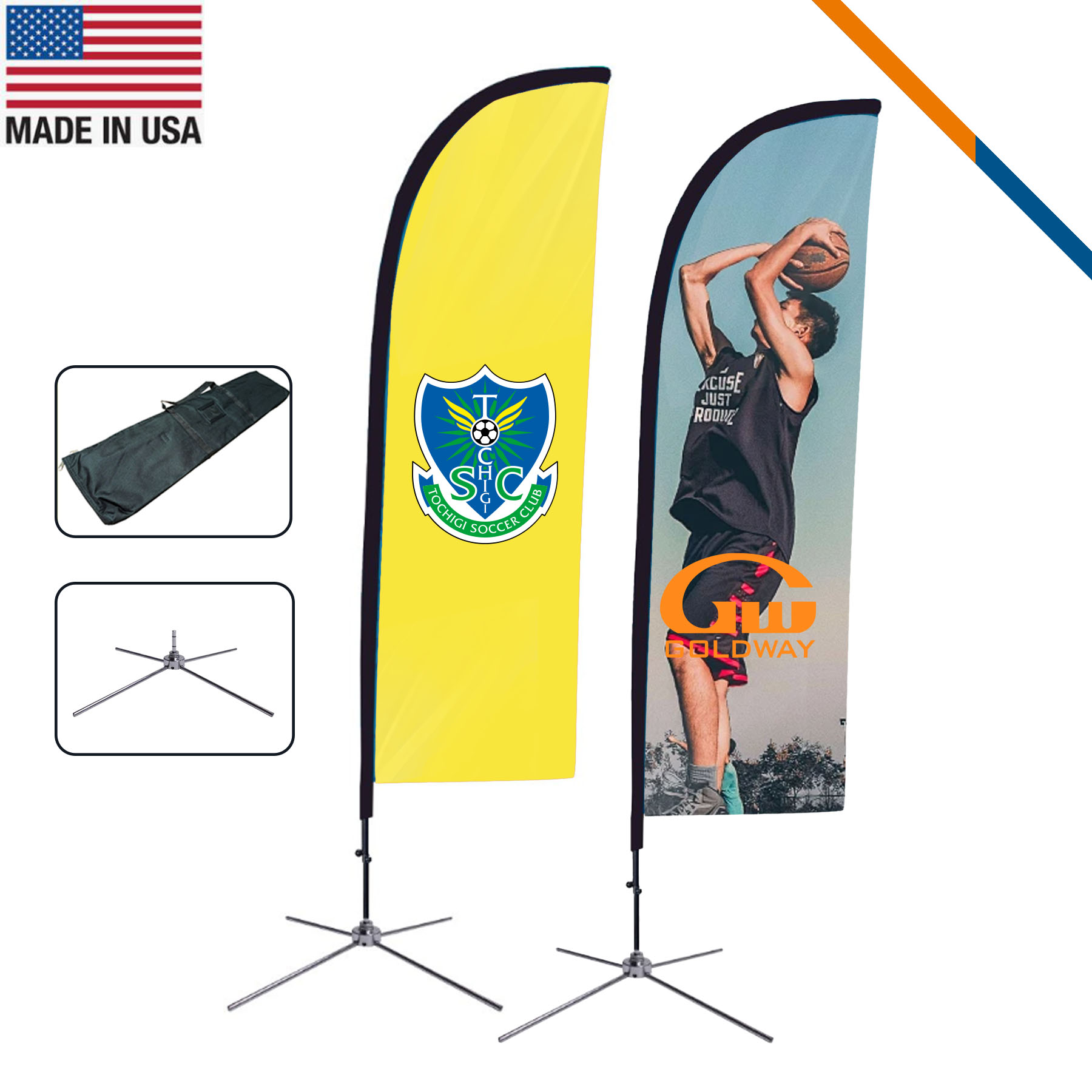 9' Pacer Single-Sided Feather Flag 1