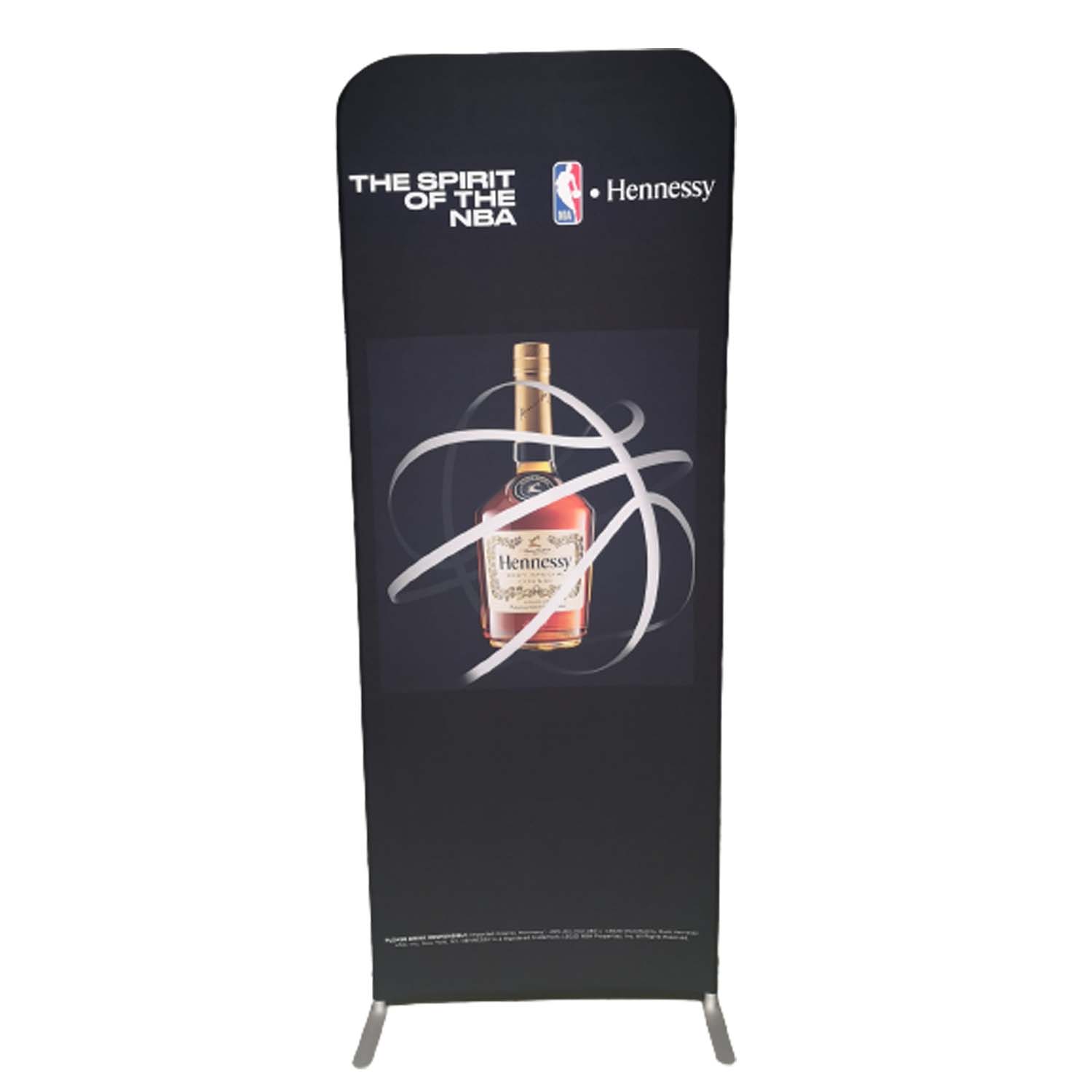 48Hr Quick Ship -3'W x 96"H EuroFit Tension Fabric Banner Display Kit, Graphics Double Sided 32
