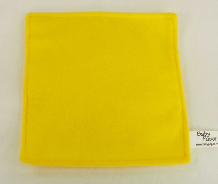 6" Yellow Baby paper 1
