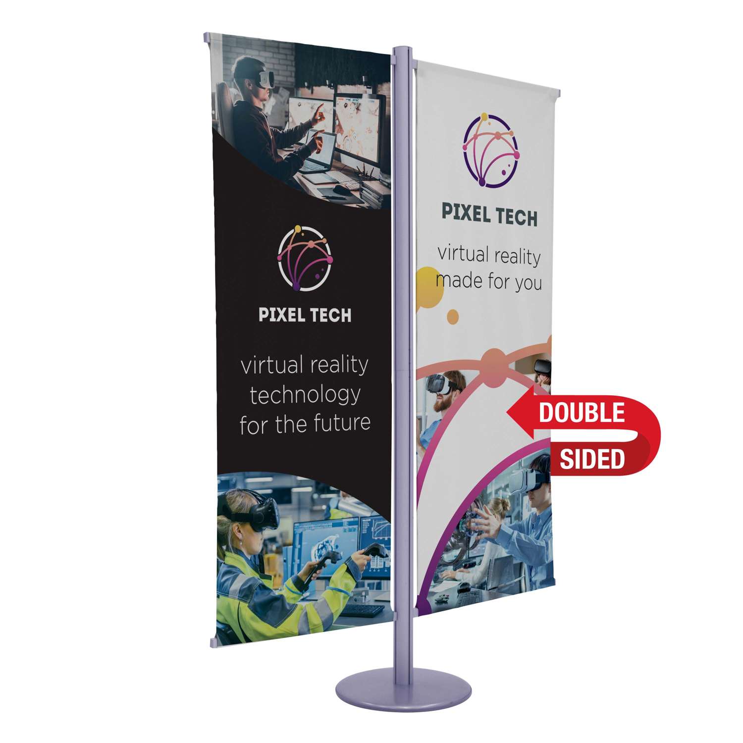 Flex Banner Display Double-Banner Kit 9