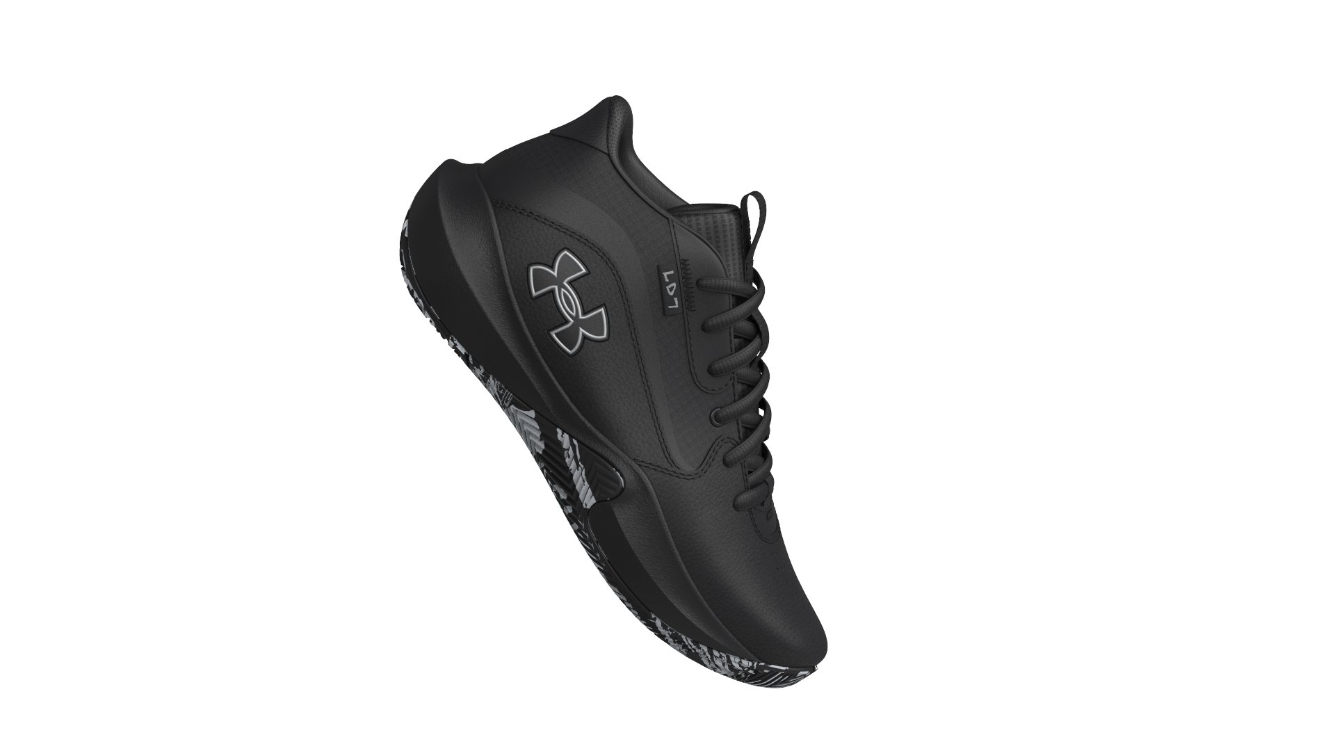 UA Lockdown 7 Grade School Basketball Shoes 7