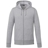 Men's ARGUS Eco Fleece Full Zip Hoody, custom hoodie or sweatshirt with logo imprint 90