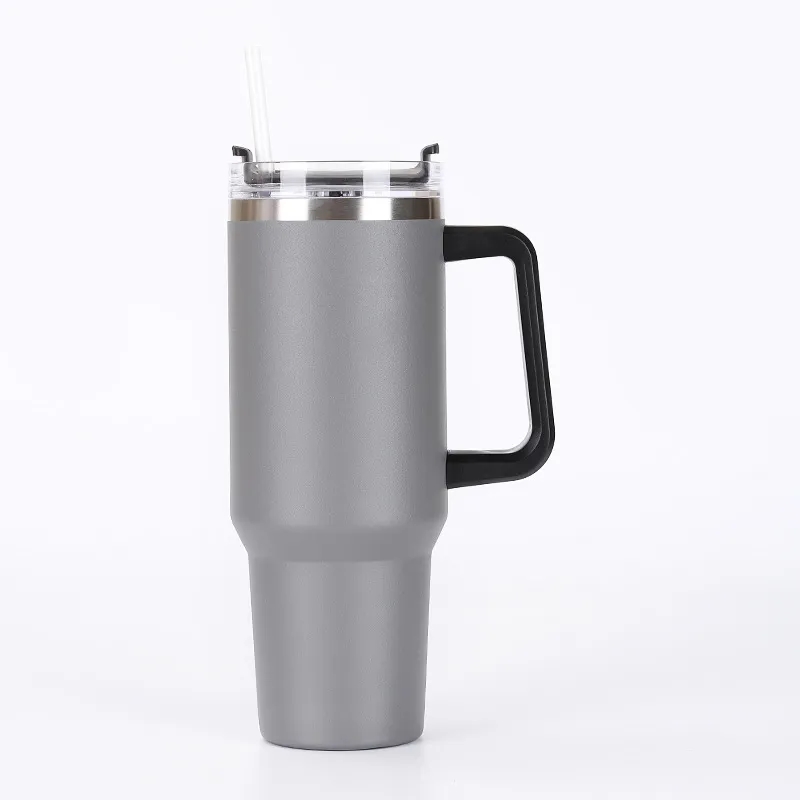 30oz.Tumbler With Handle Straw Lid 10