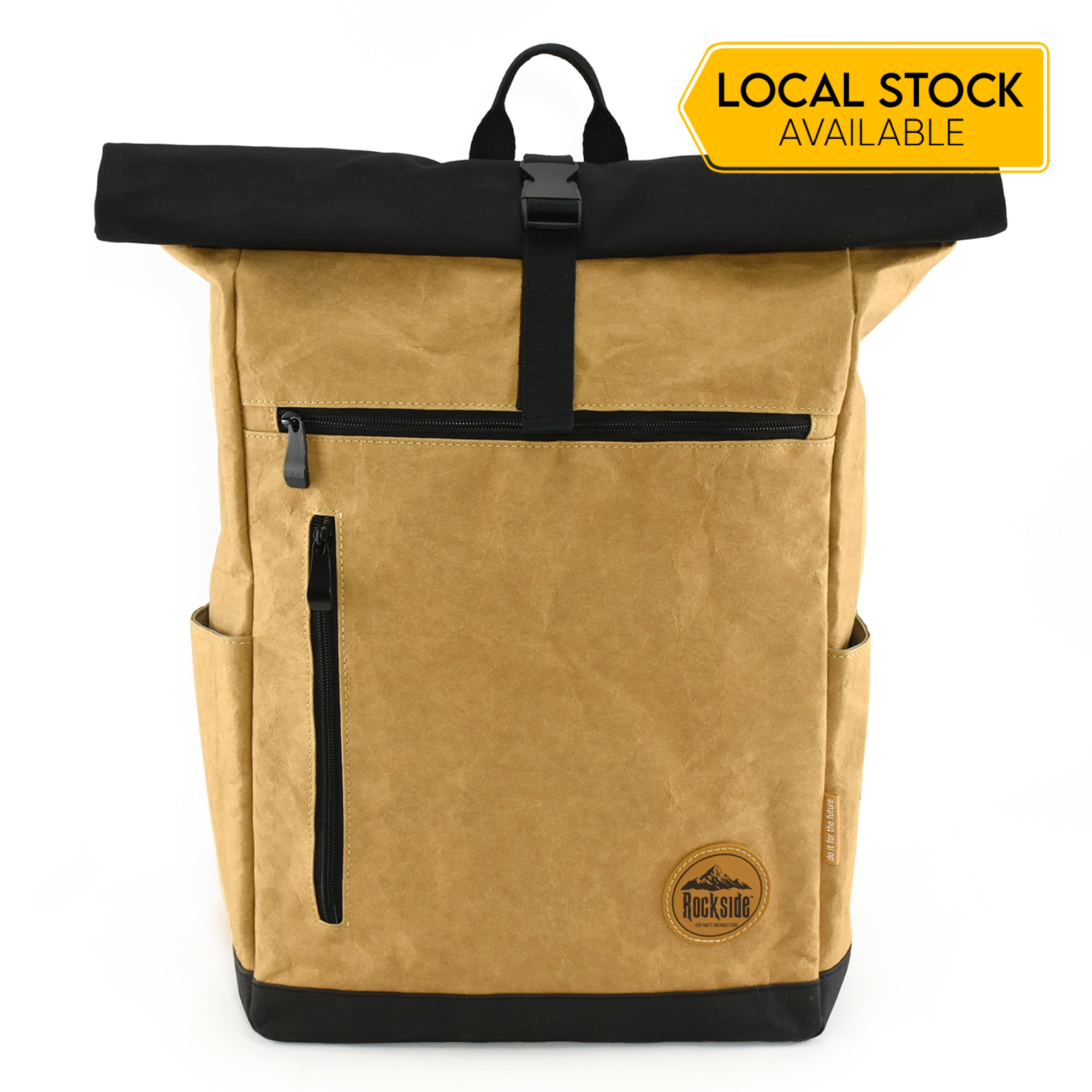 Seaside Kraft Paper Laptop Backpack 5