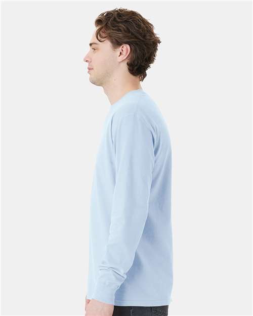 Unisex Garment-Dyed Long Sleeve T-Shirt With a Pocket - GDH250 26