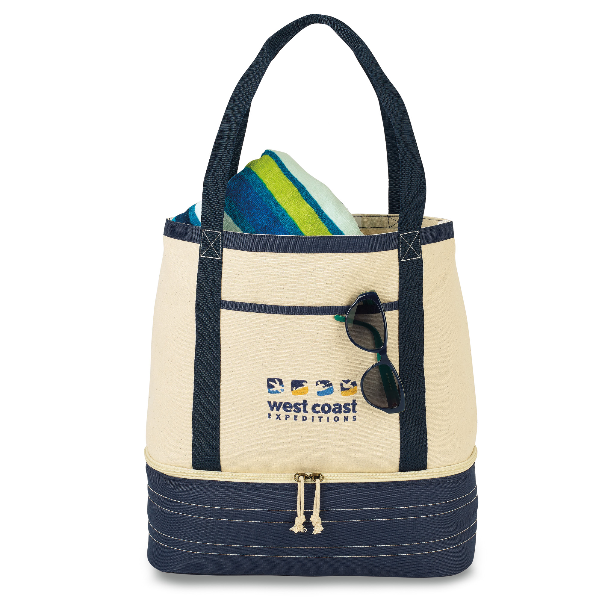 Coastal Cotton Insulated Tote 6