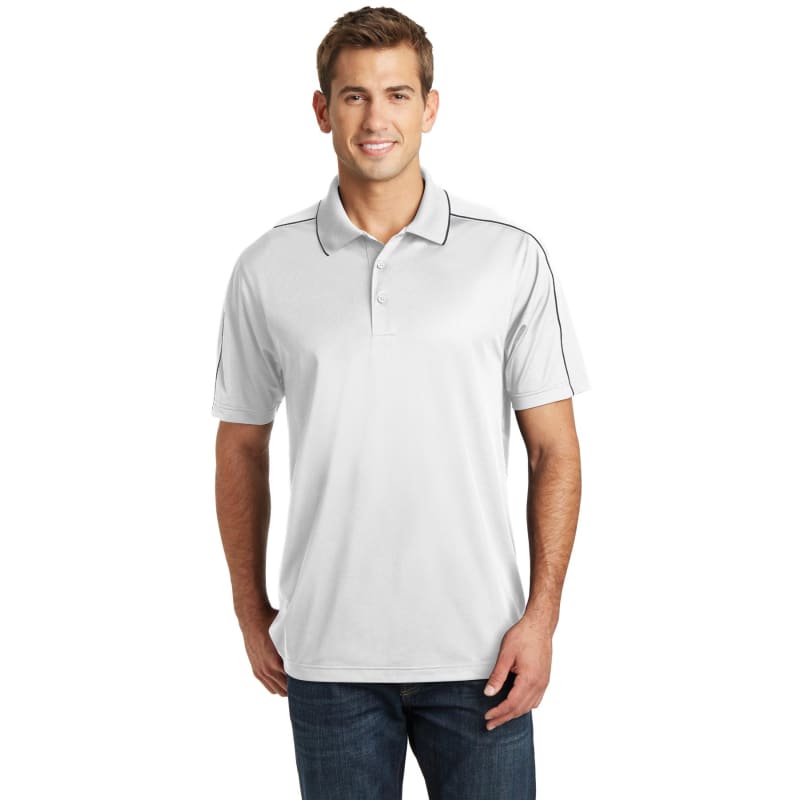 Sport-Tek Micropique Sport-Wick Piped Polo. 5