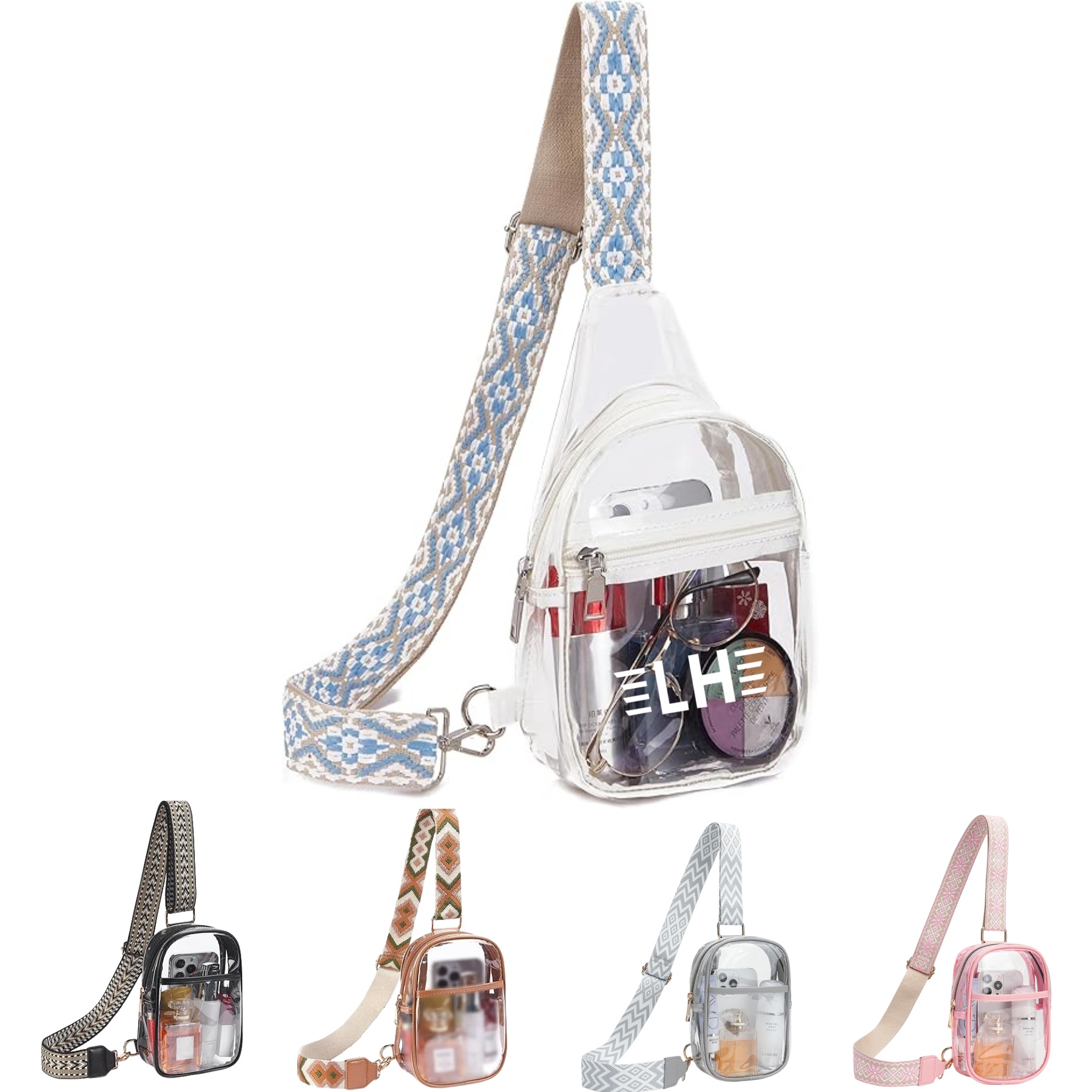 Clear Stadium Crossbody Bag 3