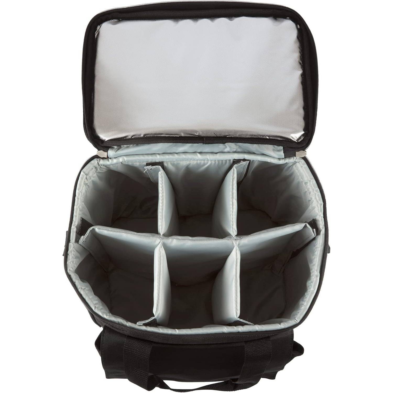 6 bottle Wheeled Trolley Wine Insulated Cooler Bag 6