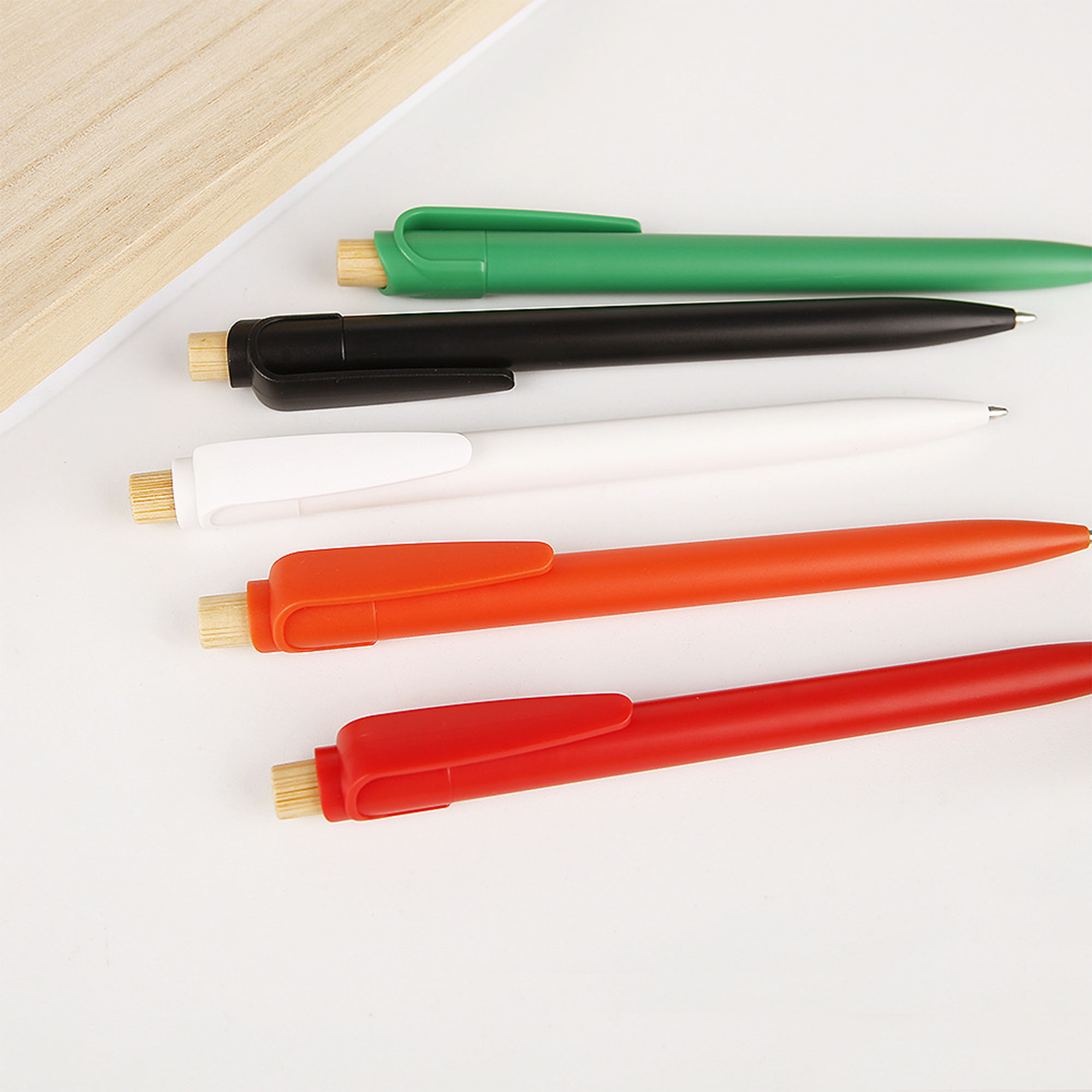 Environmentally Friendly Bamboo  Plastic Ballpoint Pen 3