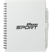 FSC® Recycled 5.5” x 7” Spiral Notebook w/ RPET Pe 156