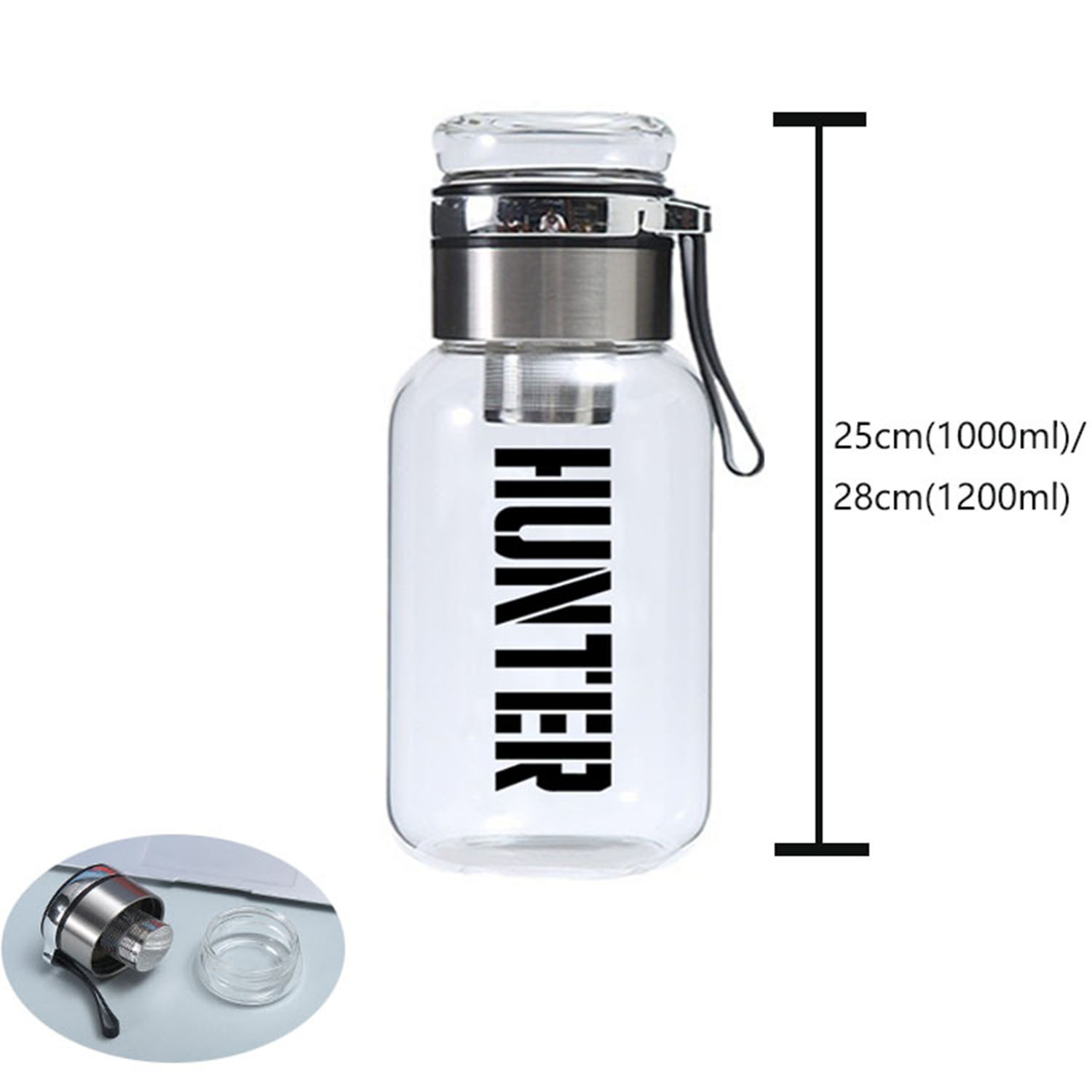 35.2oz/42.2oz double-glazed Glasses Cup Bottles 2