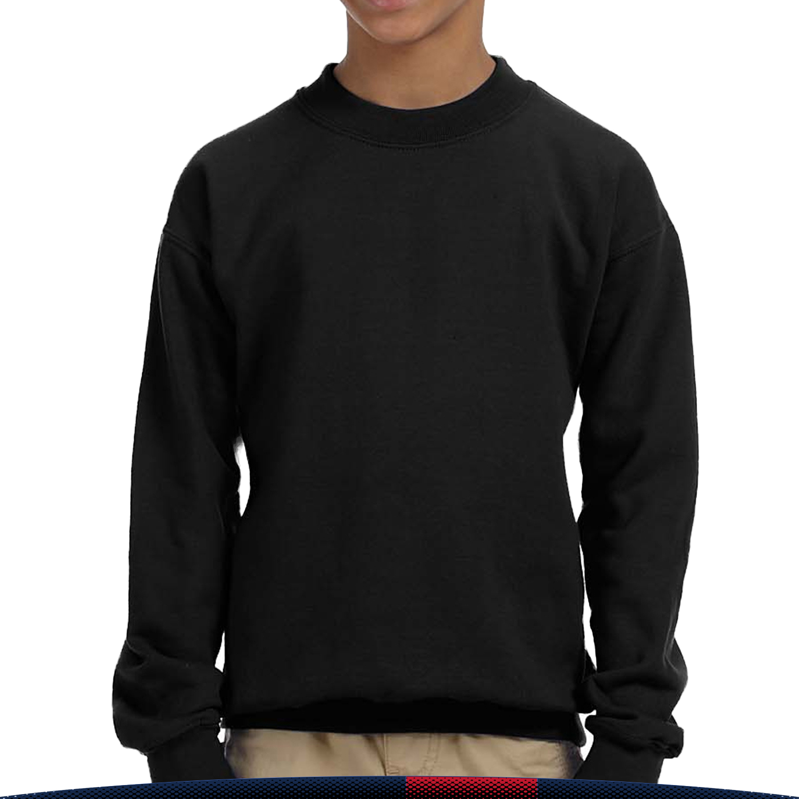 Gildan® Youth Cotton Crewneck Sweatshirts 2
