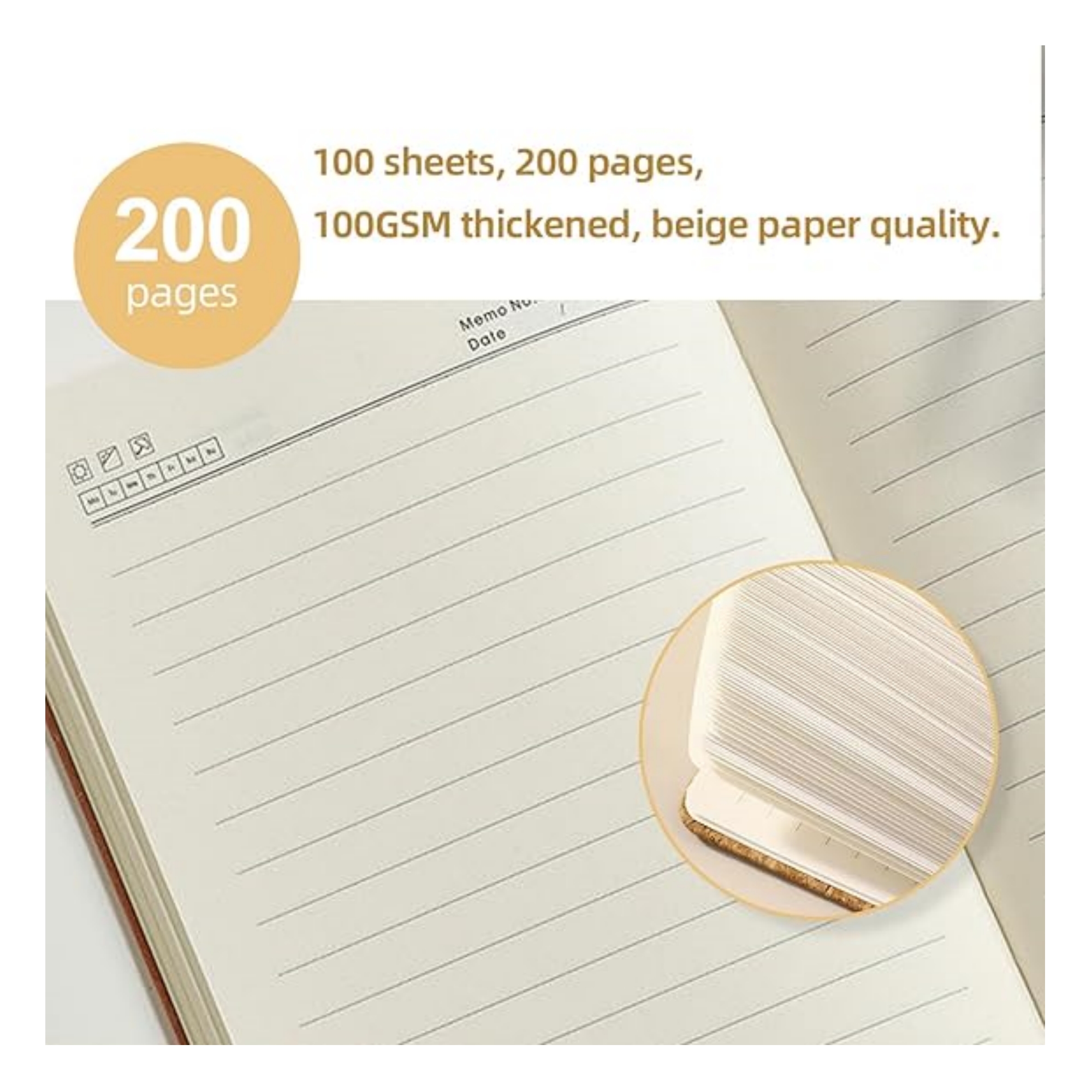 A5 Lined Journal Notebook 2