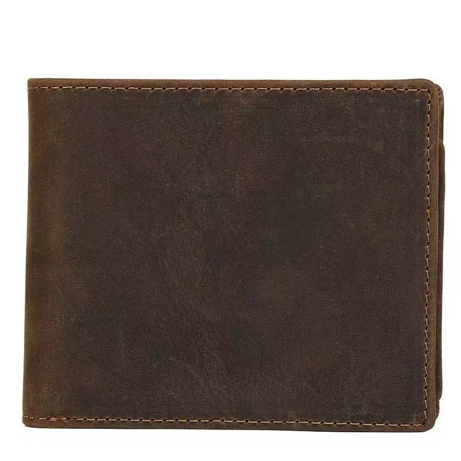 Genuine Leather RFID Blocking Bifold Wallet 6