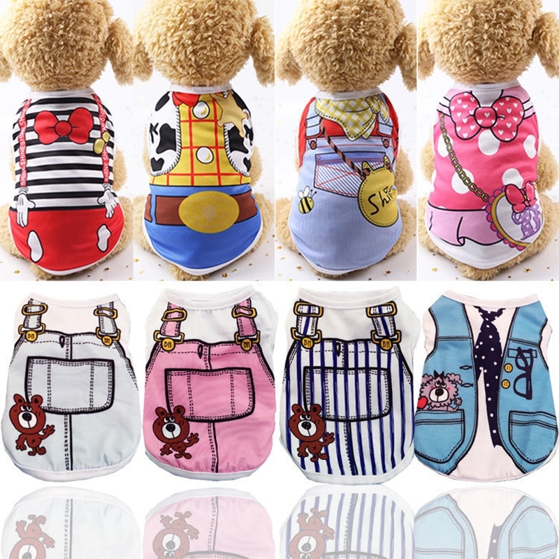 Dog Shirts Pet Printed Clothes 2