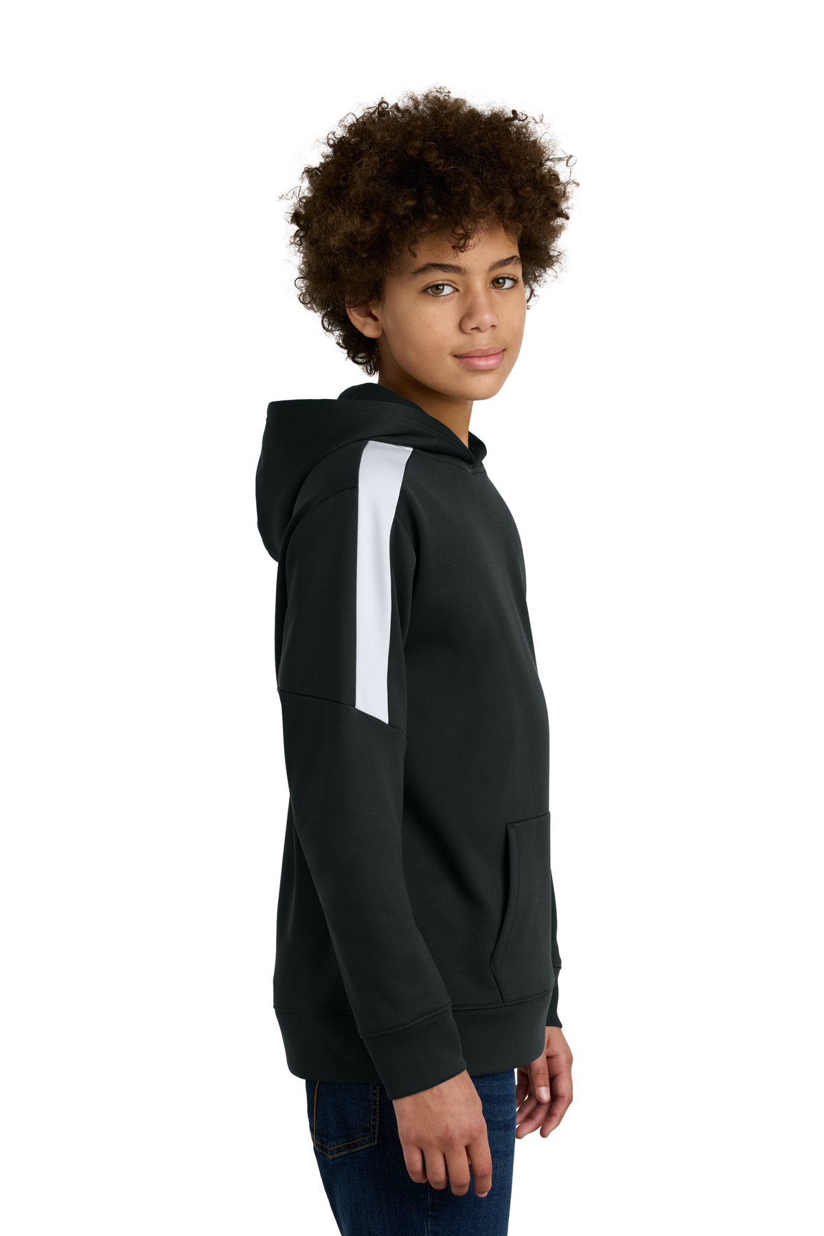 Sport-Tek Youth Sport-Wick Fleece United Pullover Hoodie YST255 13