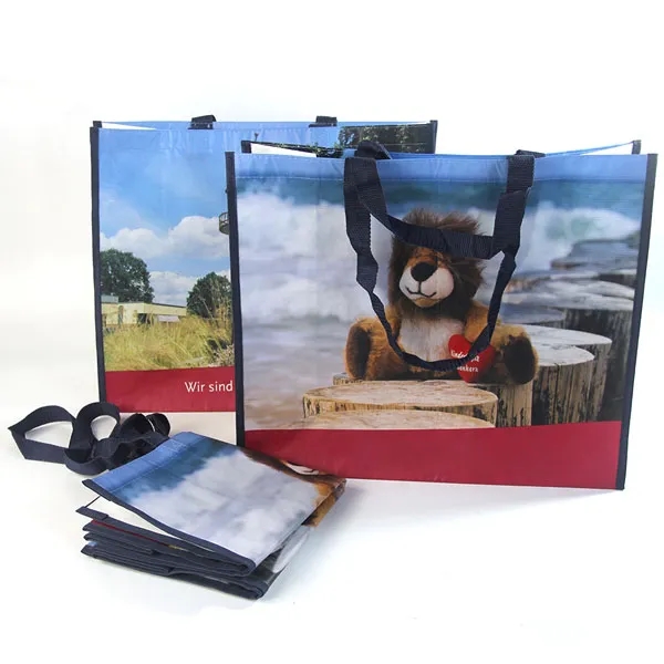 Reusable RPET Laminated Grocery Shopping bag 6