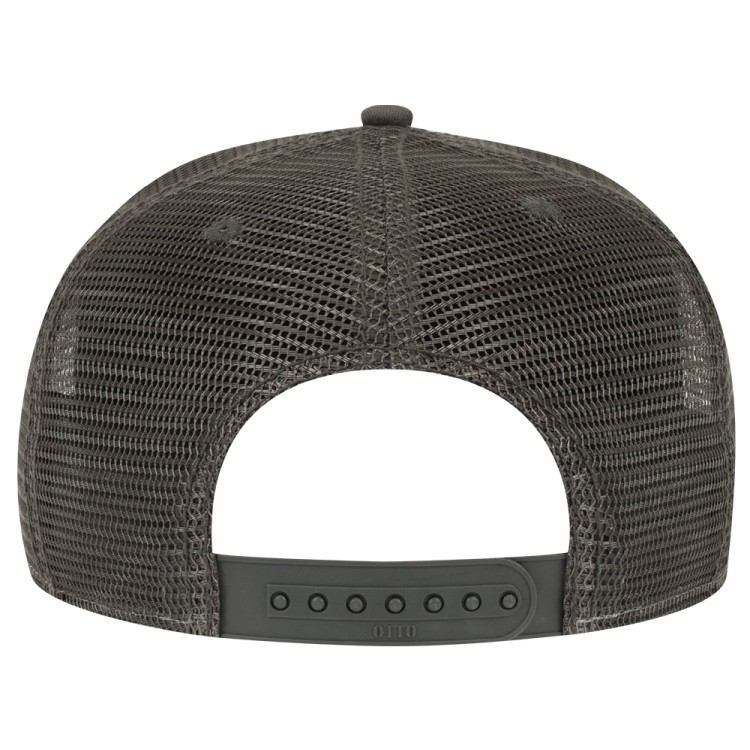 OTTO CAP® OTTO SNAP 5 Panel Pro Style Mesh Back Trucker Snapback Hat 16