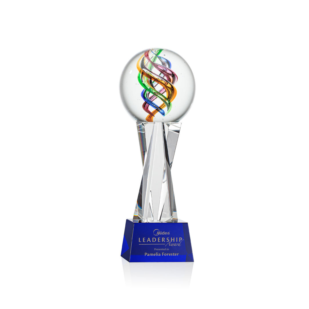 Galileo Award on Grafton Base - Blue 4