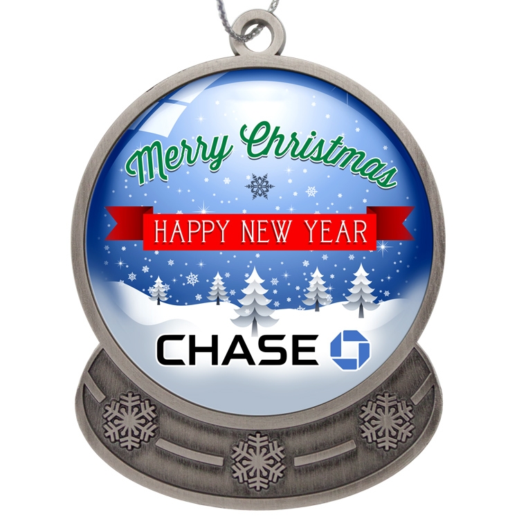 Snow Globe Holiday Ornament