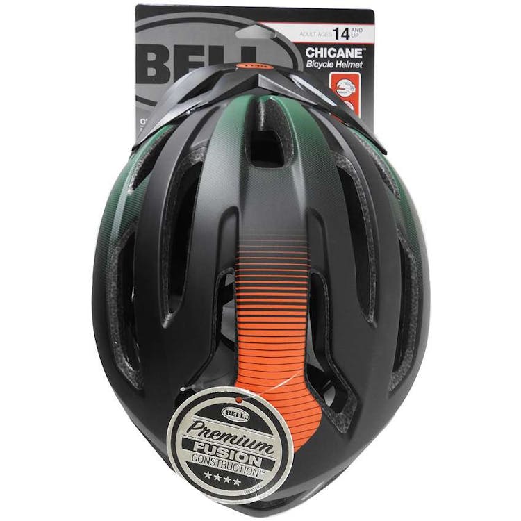 Bell Chicane Bike Helmets Black and Orange 2