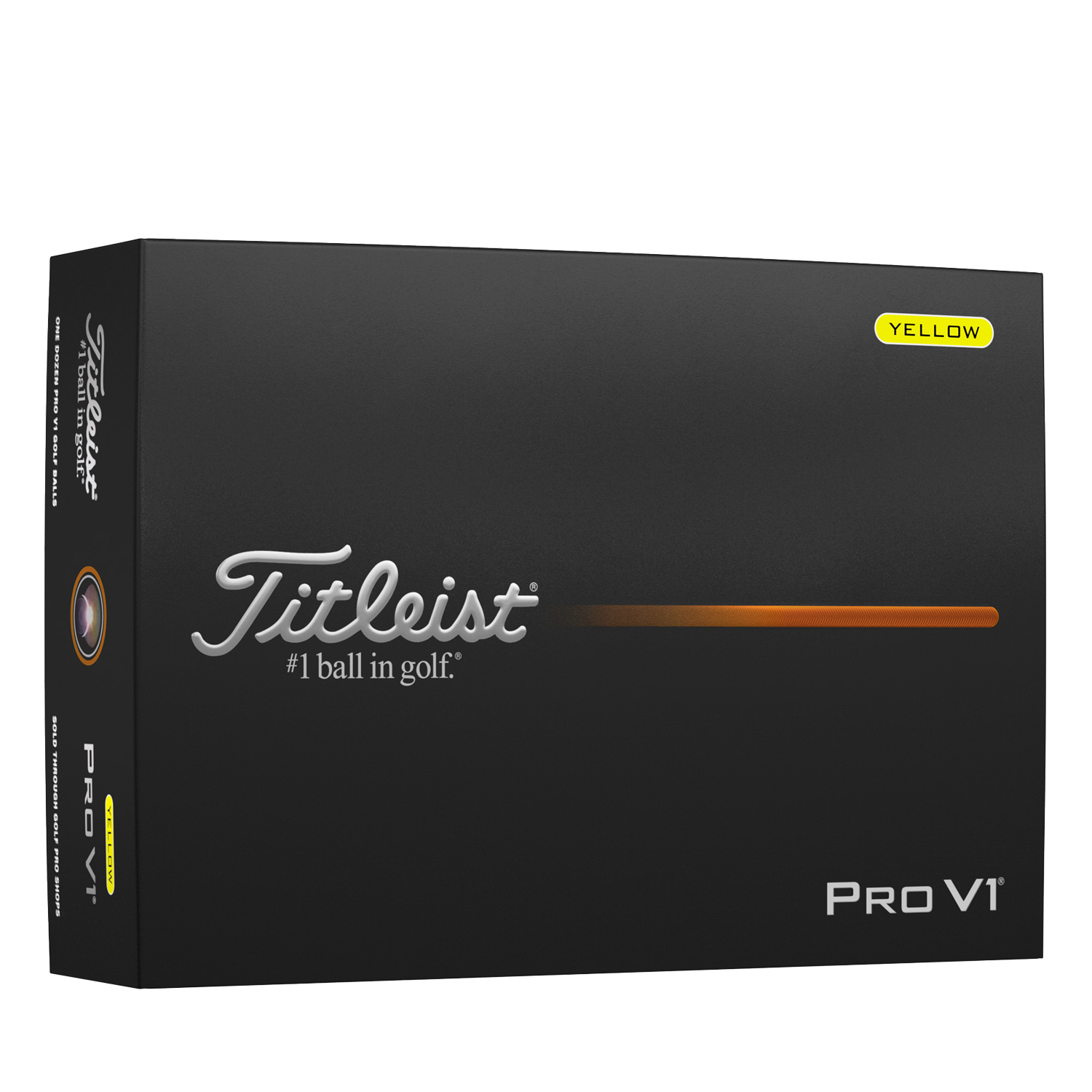 Titleist Pro V1 Yellow Golf Balls 3