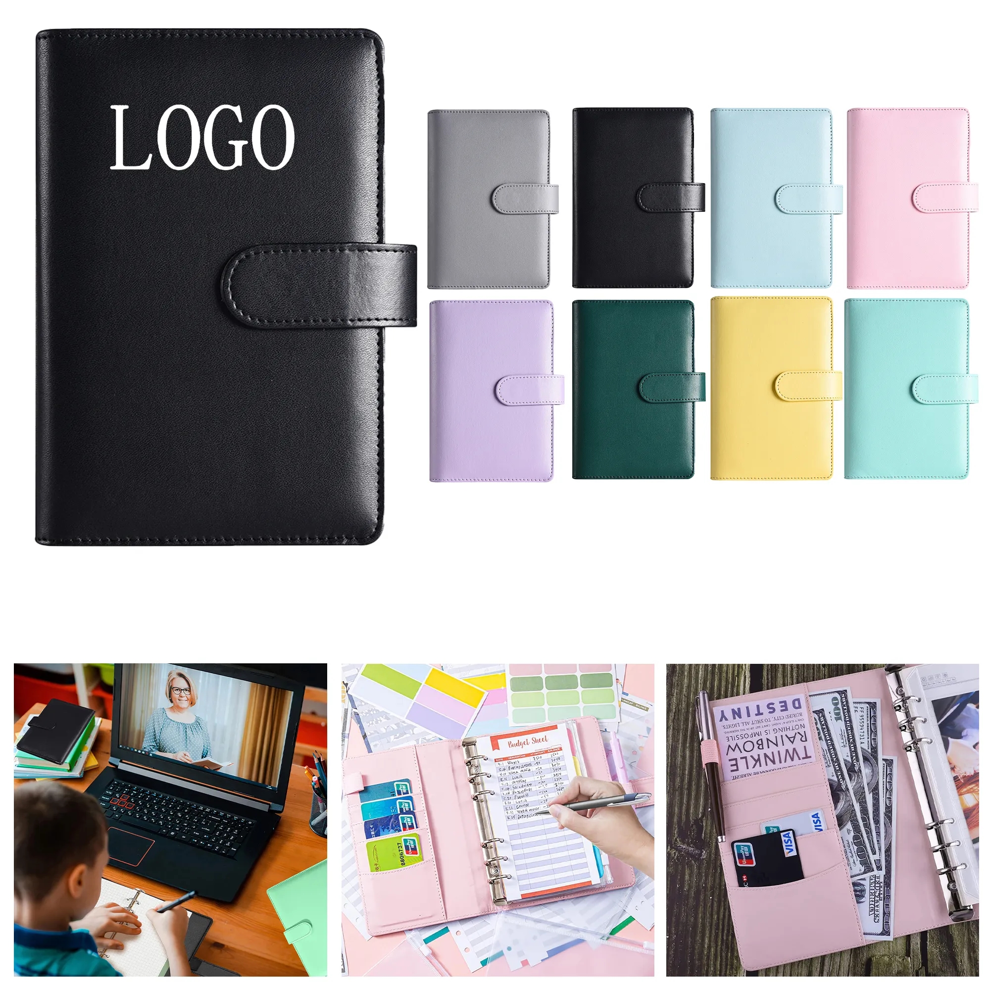 PU Leather Binder Organizer 4