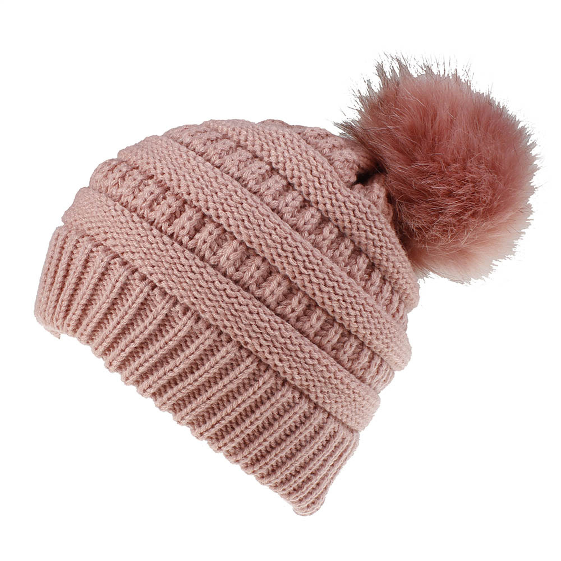 Womens Winter Knitted Beanie Hat 2