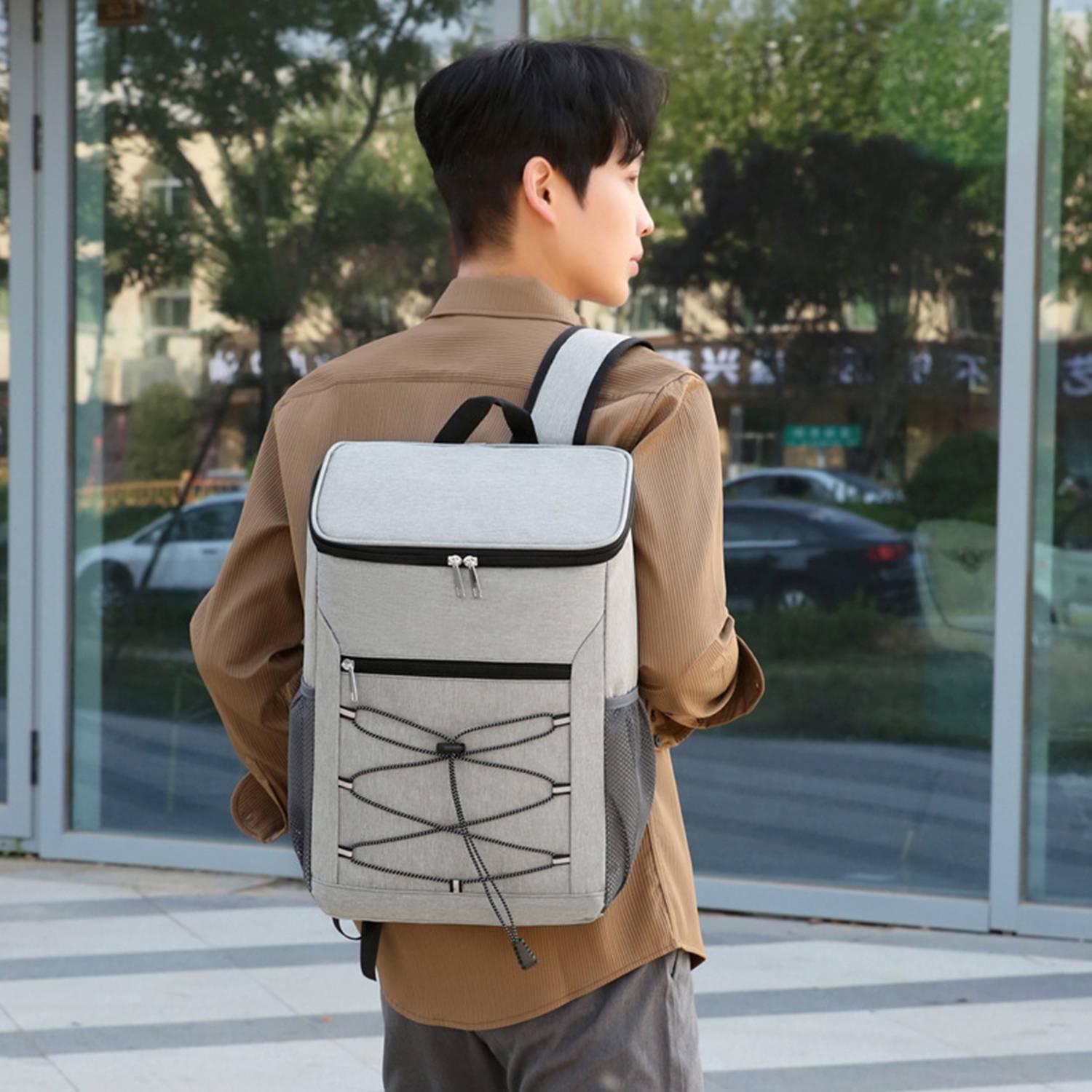 Insulated Leak Proof Lightweight Lunch Backpack Cooler 6