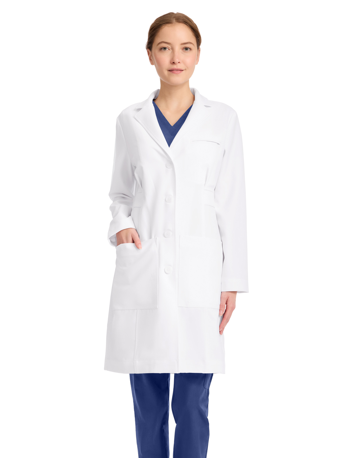 Medelita Lab Coats - Women's 5-Pocket 36.5" Stella Lab Coat