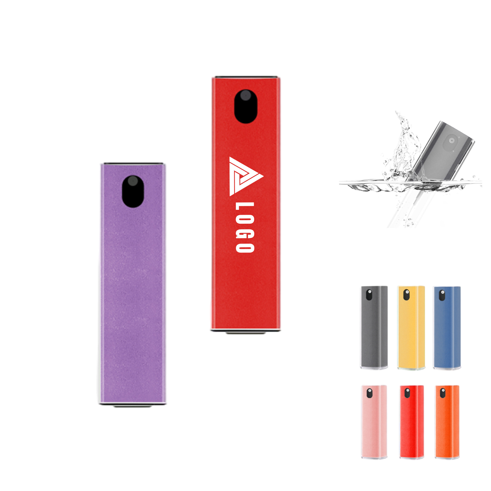 Portable Screen Cleaning Spray With Built-In Wipe 2