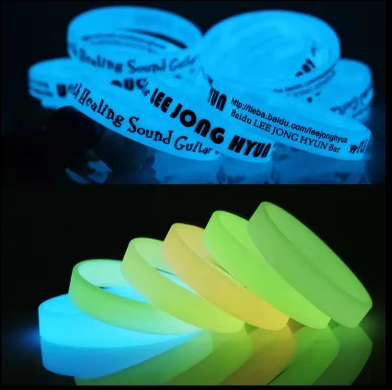 Glow In The Dark Silicone Wristband 2