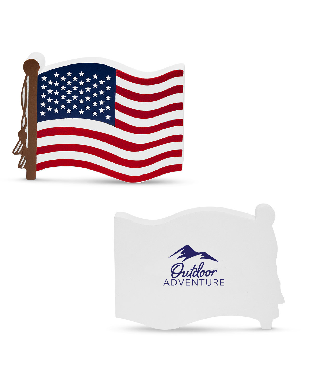 Patriotic USA Flag Shape Stress Ball 1